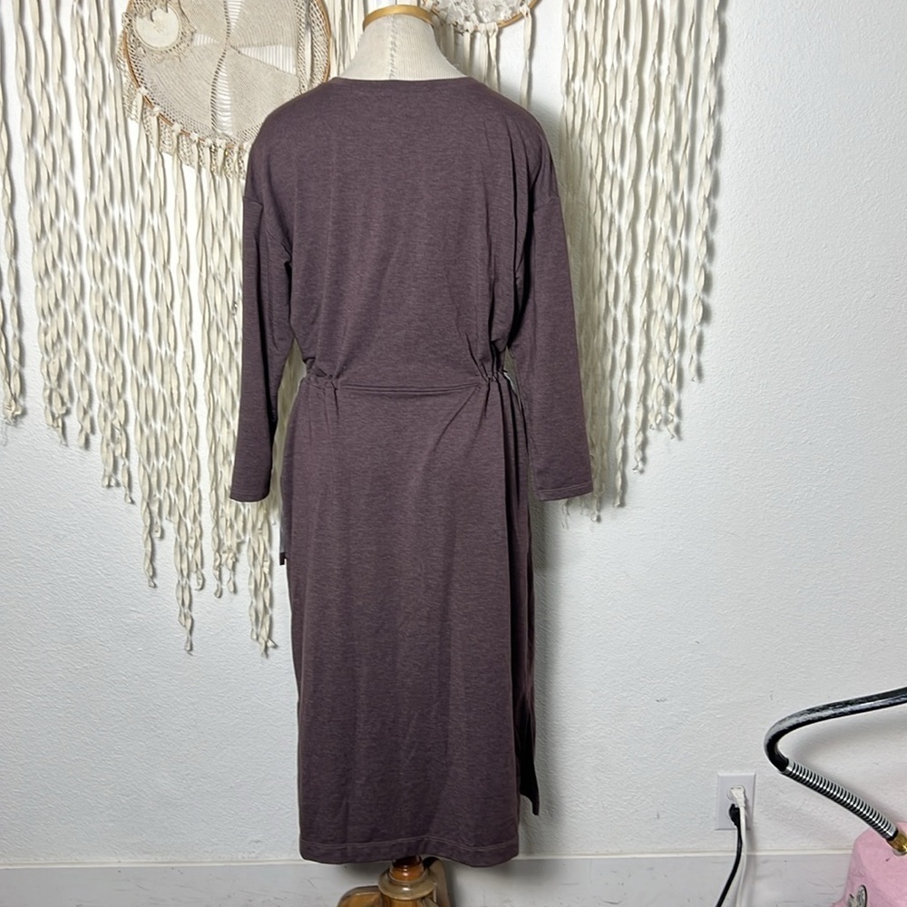 Title Nine Maroon French Terry Athleisure Dress Size Large - Picture 7 of 11